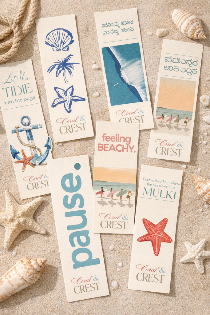 Mulki Bike Rentals souvenir bookmarks
