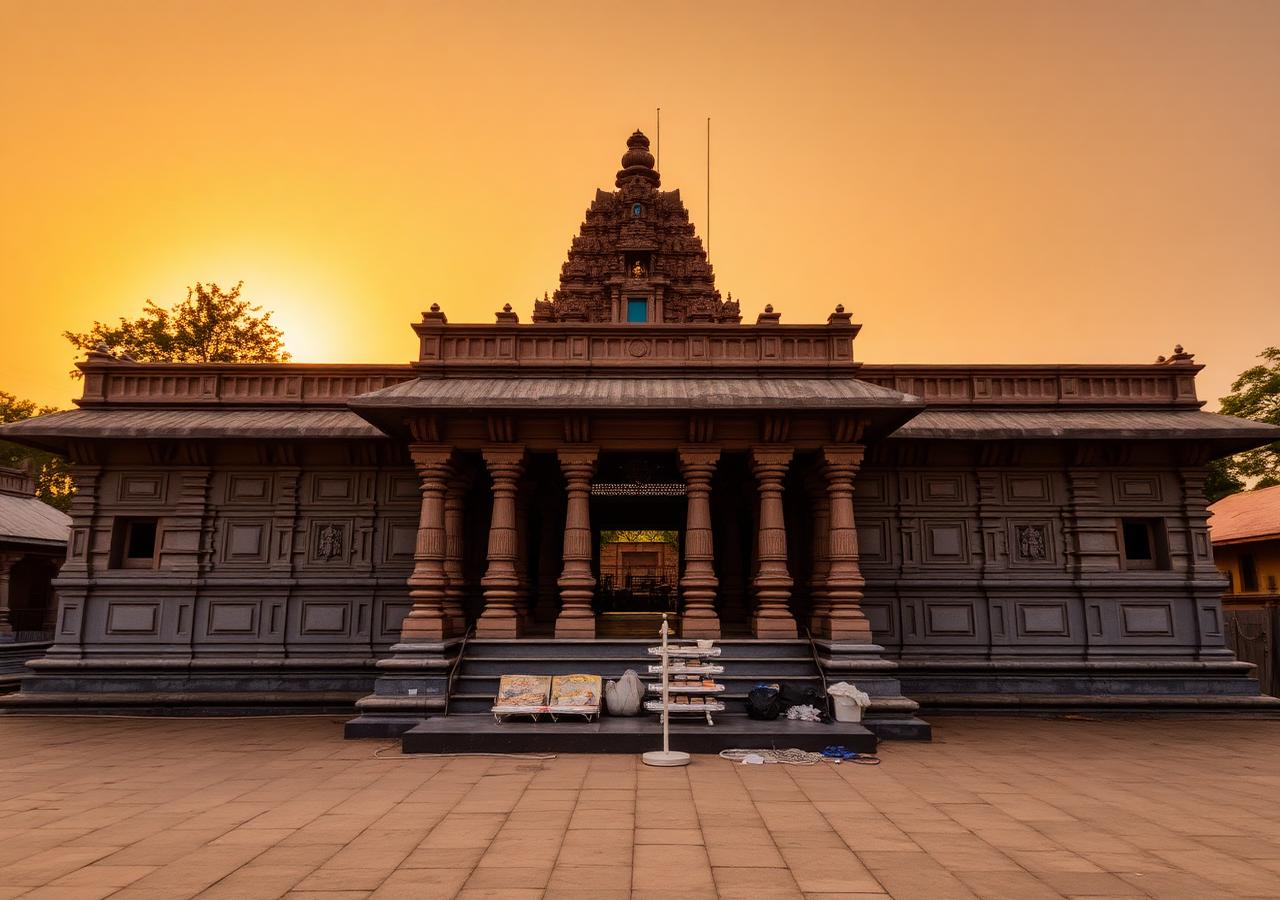 Temple near Mulki, Karnataka